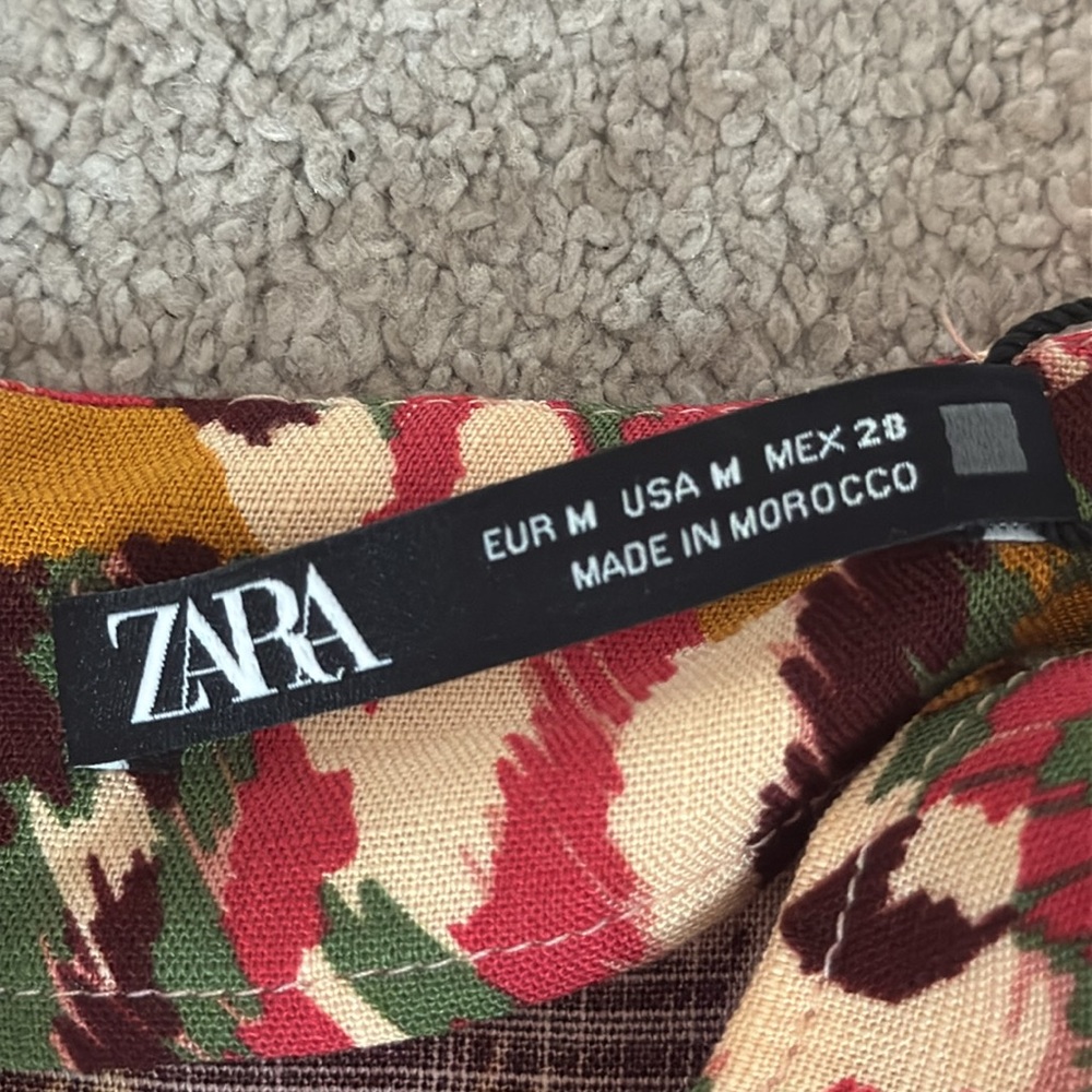 NWT Zara Beaded Pareo Wrap Skirt Size M - Picture 5 of 6